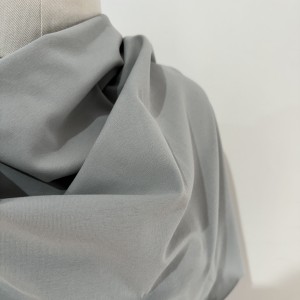 Кулирная гладь с велюр-эффектом Серая гавань (210г/м2)