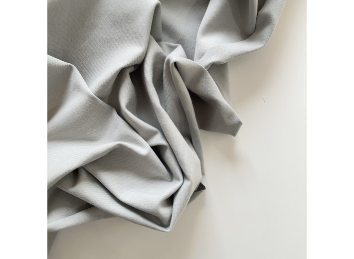 Кулирная гладь с велюр-эффектом Серая гавань (210г/м2)