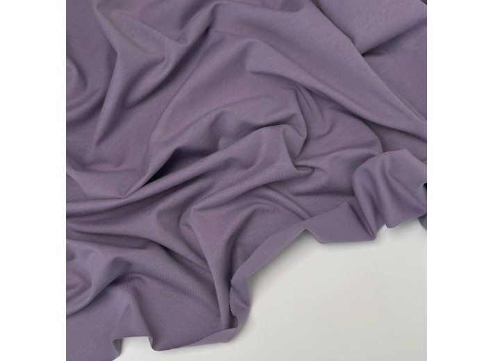 Кулирная гладь Пыльно-черничный (210 г/м2)