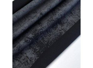 Кулирная гладь варенка с велюр-эффектом Черный 100% х/б (200 г/м2)