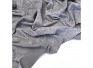 Кулирная гладь варенка с велюр-эффектом Серый 100% х/б (190 г/м2)