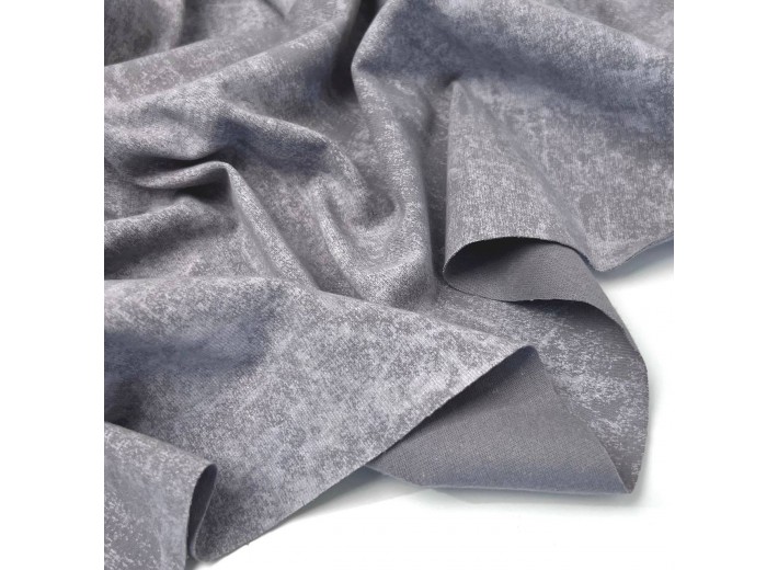Кулирная гладь варенка с велюр-эффектом Серый 100% х/б (190 г/м2)