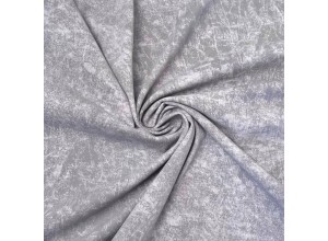 Кулирная гладь варенка с велюр-эффектом Серый 100% х/б (190 г/м2)