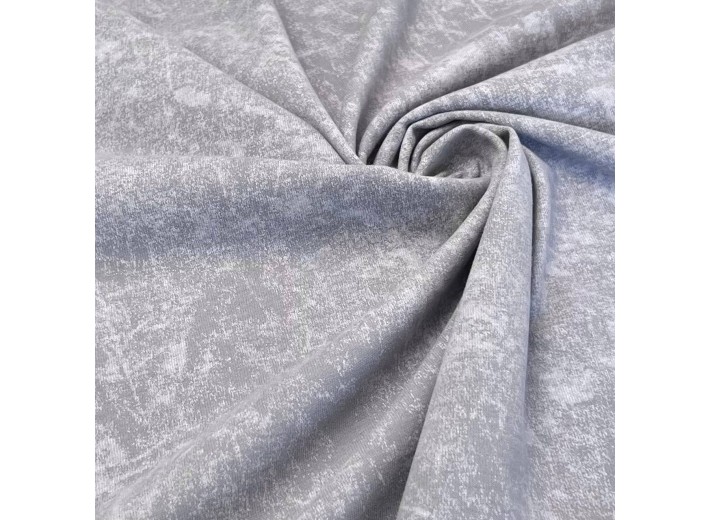 Кулирная гладь варенка с велюр-эффектом Серый 100% х/б (190 г/м2)