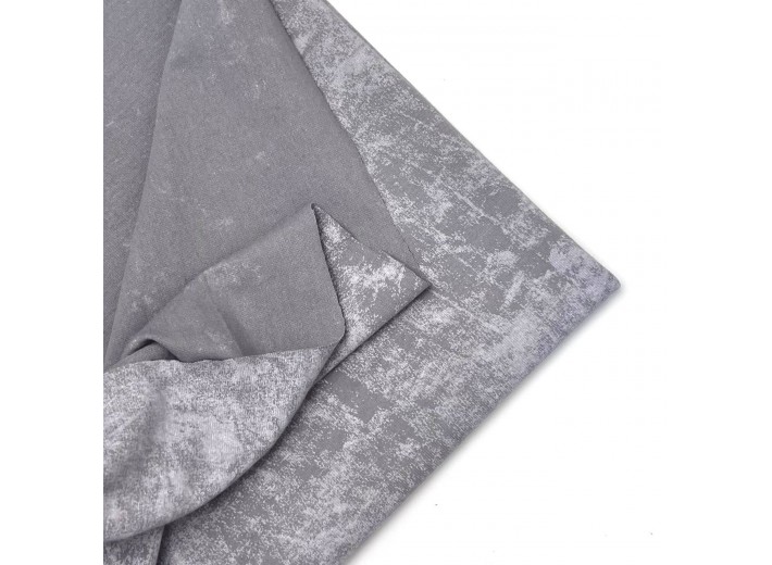 Кулирная гладь варенка с велюр-эффектом Серый 100% х/б (190 г/м2)