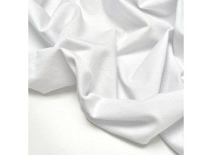 Кулирная гладь с велюр-эффектом Белый (210г/м2)