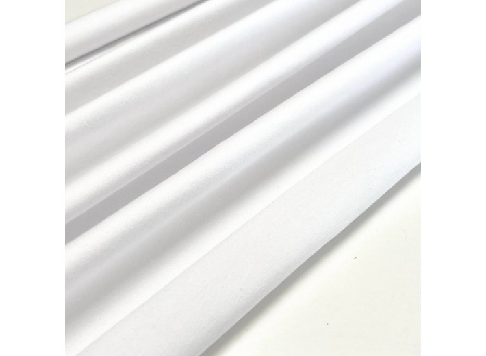 Кулирная гладь с велюр-эффектом Белый (210г/м2)