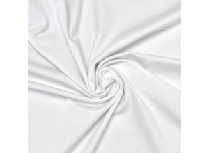 Кулирная гладь с велюр-эффектом Белый (210г/м2)