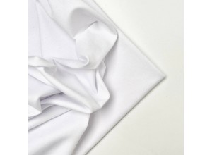 Кулирная гладь с велюр-эффектом Белый (210г/м2)