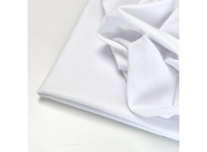 Кулирная гладь с велюр-эффектом Белый (210г/м2)