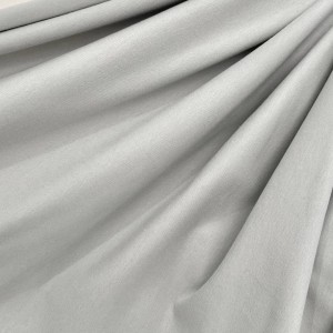 Кулирная гладь с велюр-эффектом Серая гавань (210г/м2)