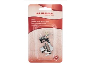 Лапка для швейной машинки (в блистере) Aurora для (окантовки края) косой бейки + адаптер