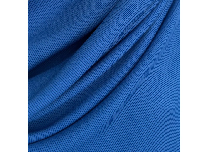 Трикотаж лапша Лазурно-синий (п/э)