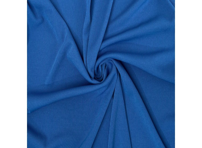 Трикотаж лапша Лазурно-синий (п/э)