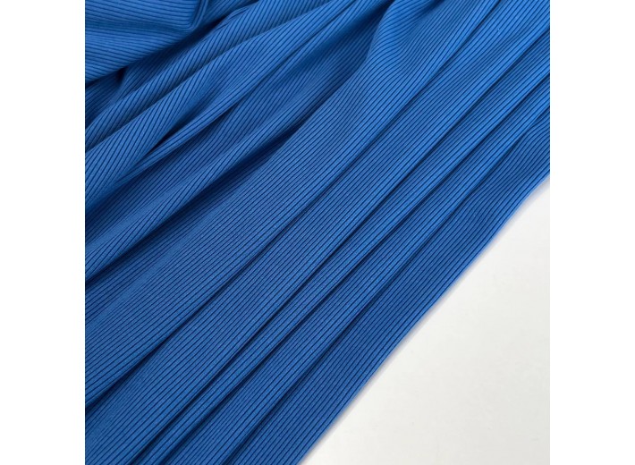 Трикотаж лапша Лазурно-синий (п/э)