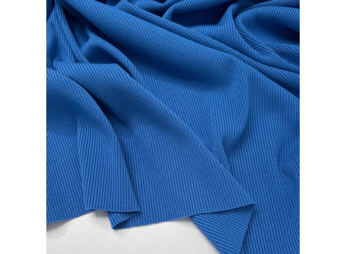 Трикотаж лапша Лазурно-синий (п/э)