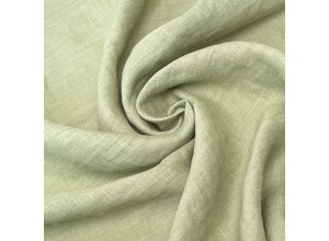 Ткань Лен крэш Фисташка (190 г/м2)
