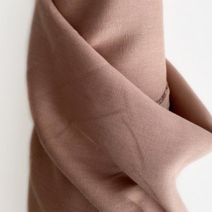 Ткань Лен Облачно-розовый (200 г/м2)
