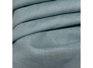 Ткань Лен Пыльно-бирюзовый (185 гр/м2)