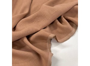 Ткань Лен крэш Миндаль (200 г/м2)