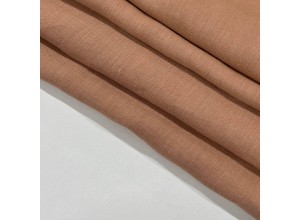 Ткань Лен крэш Миндаль (200 г/м2)