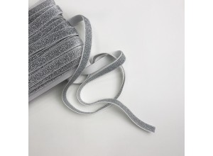 Лампасная резинка 10 мм Серебро
