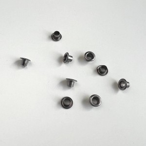 Люверсы 4 мм Черный никель (сталь) №2