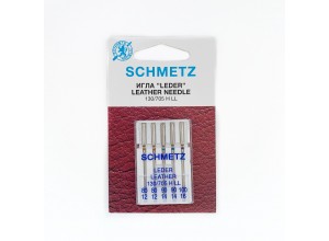 Иглы машинные SCHMETZ LEDER LEATHER (№ 80 (2), 90 (2), 100)