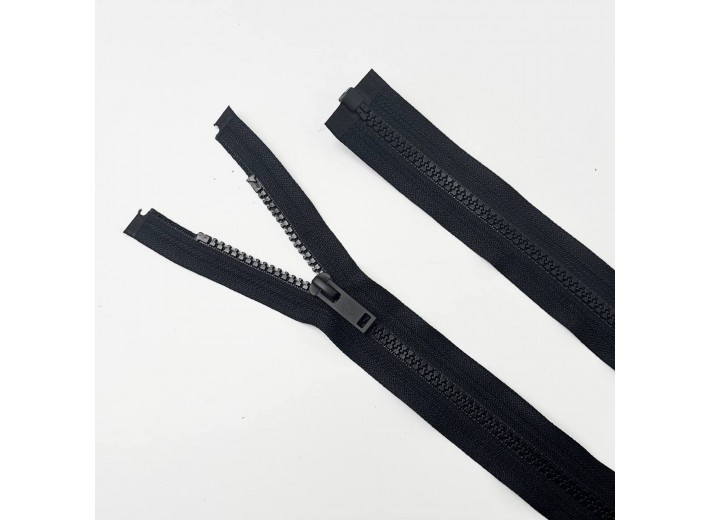 Молния тракторная ZT тип 5, 1 замок Черный 75см