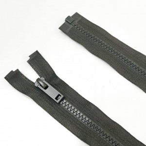 Молния тракторная ZT тип 5, 1 замок Хаки 40 см