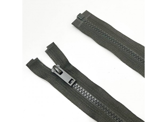 Молния тракторная ZT тип 5, 1 замок Хаки 75 см