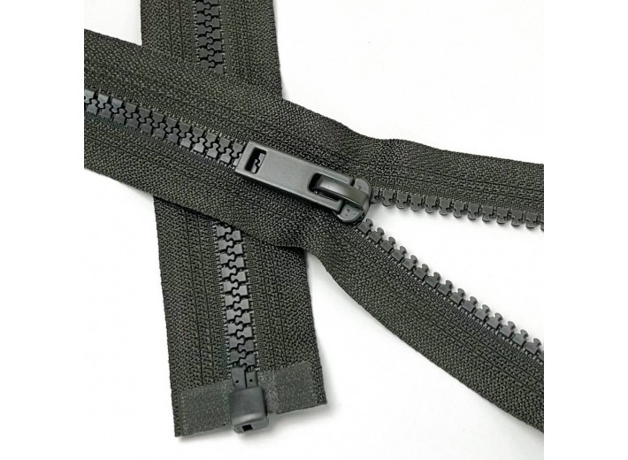 Молния тракторная ZT тип 5, 1 замок Хаки 75 см