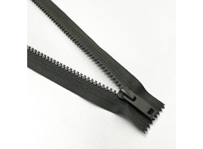 Молния тракторная ZT тип 5, неразъемная Хаки 20 см