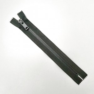 Молния тракторная ZT тип 5, неразъемная Хаки 20 см