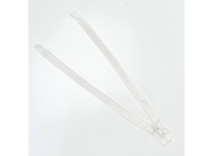 Молния тракторная ZT тип 5, 1 замок Молочный 35 см