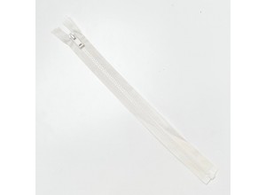 Молния тракторная ZT тип 5, 1 замок Молочный 35 см