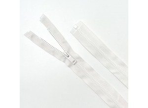 Молния тракторная ZT тип 5, 1 замок Молочный 75 см