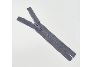 Молния тракторная ZT тип 5, неразъемная Серый 20 см