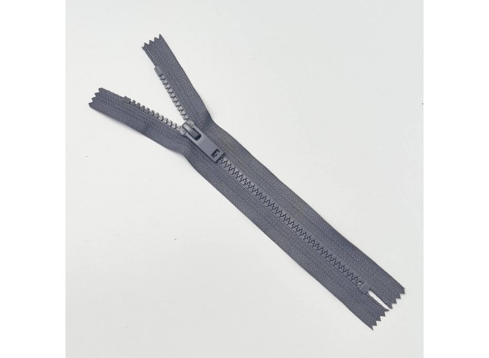 Молния тракторная ZT тип 5, неразъемная Серый 20 см