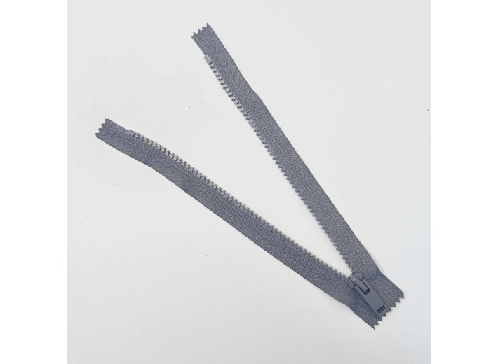 Молния тракторная ZT тип 5, неразъемная Серый 20 см