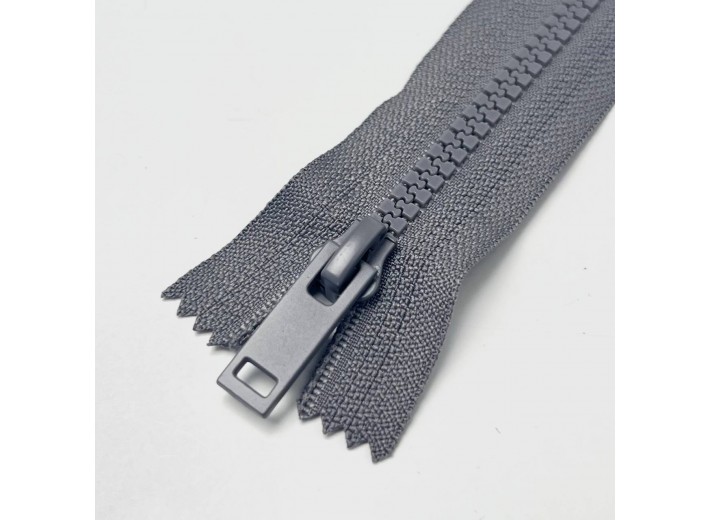 Молния тракторная ZT тип 5, неразъемная Серый 20 см