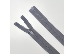 Молния тракторная ZT тип 5, 1 замок Серый 75 см