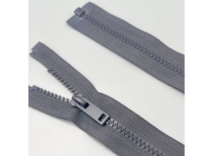 Молния тракторная ZT тип 5, 1 замок Серый 75 см