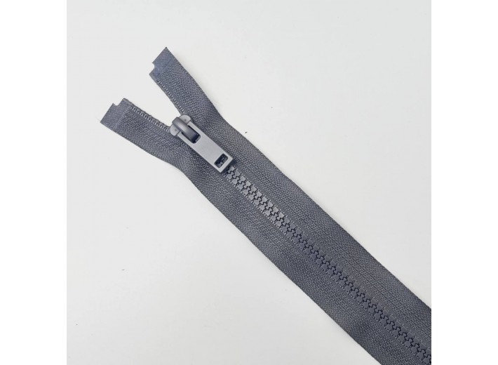 Молния тракторная ZT тип 5, 1 замок Серый 75 см