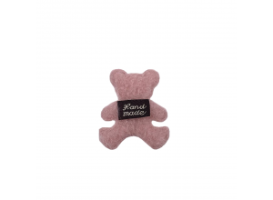 Украшение текстильное Мишка LA507 розовый