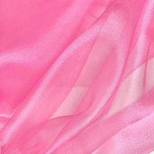Органза кристаллон Ярко-розовый