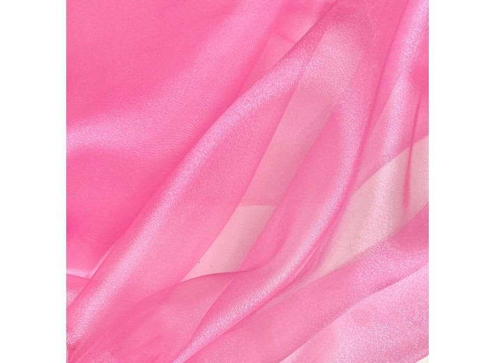 Органза кристаллон Ярко-розовый