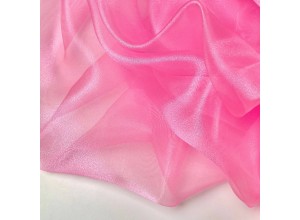 Органза кристаллон Ярко-розовый