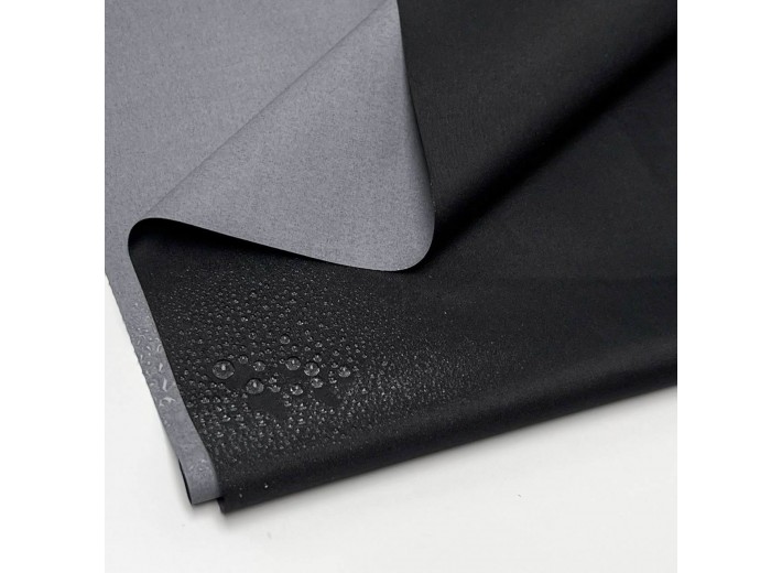 Плащевка Дюспо Milky Черный