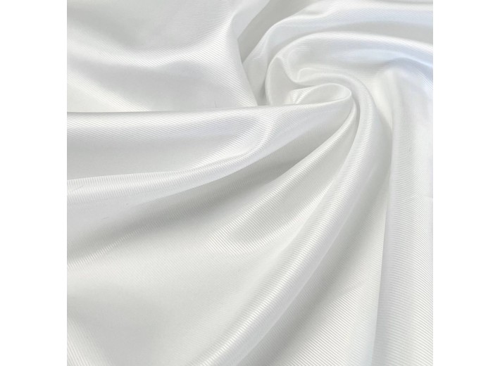 Ткань подкладочная поливискоза "Твил" Белый